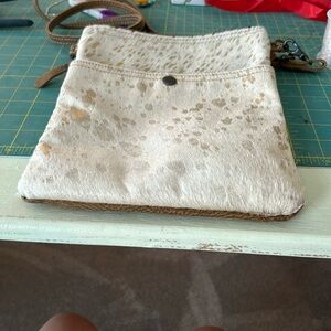Fake Cow Skin Cross Body